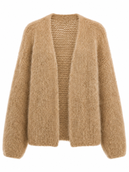 Aurelia Mohair Cardigan - Beige