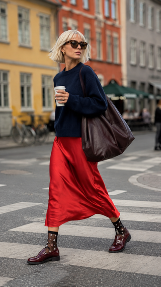 Alina Alpaca Knit Jumper- Navy