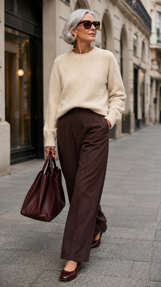 Alina Alpaca Knit Jumper- beige