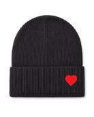 AMI Beanie Hat Heart-Black