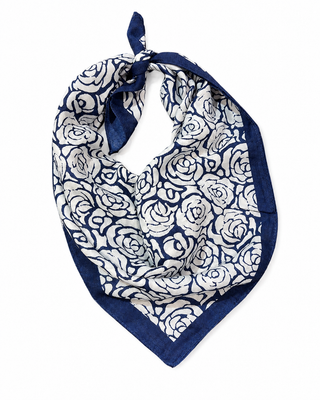 Natalie Neck Scarf /Navy Blue