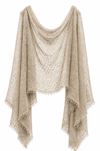 Pam lightweight crinkle scarf - Taupe