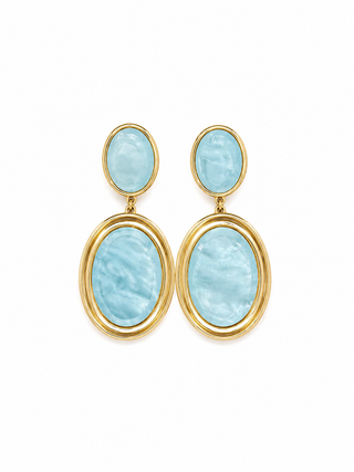 Earrings Ocean Blue Drop