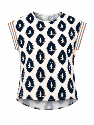 Santorini Breeze Top - Navy Mix