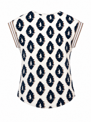 Santorini Breeze Top - Navy Mix