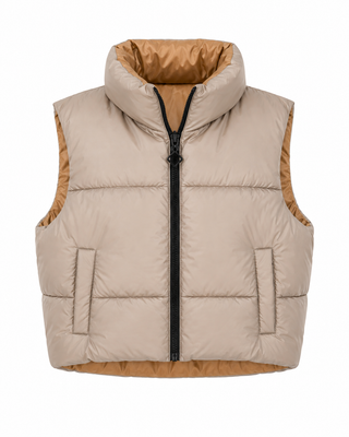 Tessa Reversible Crop Gilet
