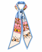 Silk Neck Scarf - Blue