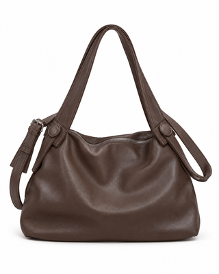 Duel-Strap Bag - Brown