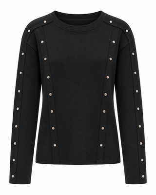 Erin Black Tee Long Sleeve - Nü Denmark
