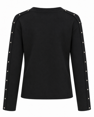 Erin Black Tee Long Sleeve - Nü Denmark