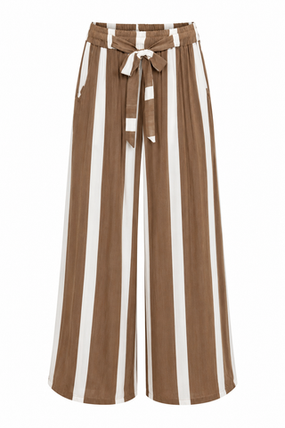 Ronja Palm Set - Stripe Brown/Cream
