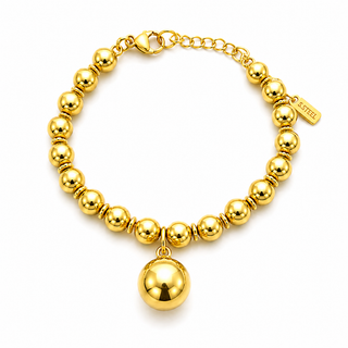 Bracelet Ball beaded Gold