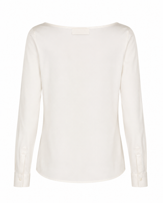 Manda Boatneck Shirt - White