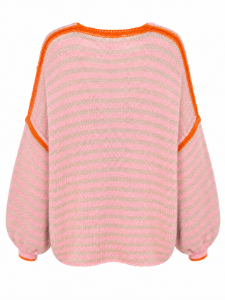 Rosa Stripe Pink Orange