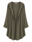 Sorrento Hooded Cardi - Khaki