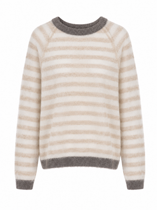 Reyte Stripe Knit - Beige