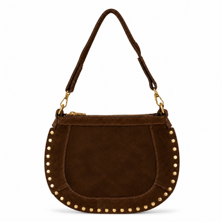 Suki Brown Cow Print Genuine Leather
