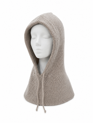 Maisy Detachable Hoodie - Beige