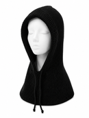Maisy Detachable Hoodie -Black
