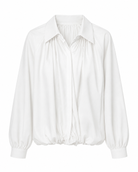 Riva Balloon Shirt Jacket- White