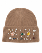 Gemstone Hat-Mocha Brown