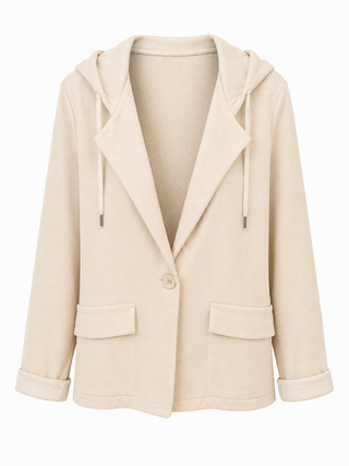 Marlow Hooded Blazer - Cream