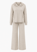 Sloane Knit Lounge Set- Ecru