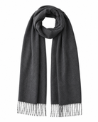 Serena Scarf Grey /Charcoal Reversible