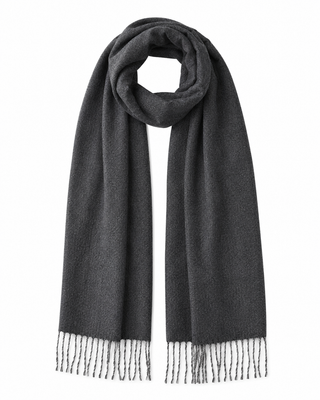 Serena Scarf Grey /Charcoal Reversible
