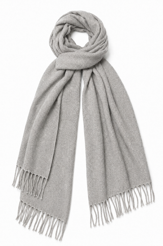 Serena Scarf Grey /Charcoal Reversible