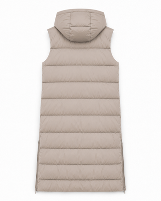 Tia Gilet Long -Beige