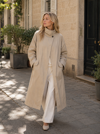Sophie Trench Coat - Beige