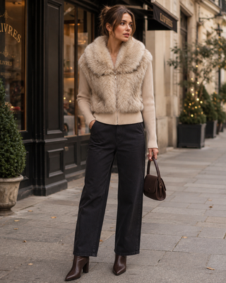 Gaelle Zip Vest  - Derhy