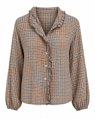 Camille Check Blouse