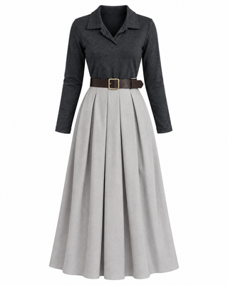 Nessa Belted Maxi Dress