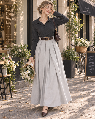 Nessa Belted Maxi Dress