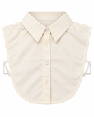 Cream collar shirt insert