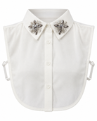 Diamante collar shirt insert