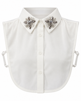 Diamante collar shirt insert