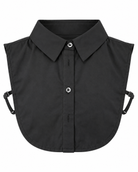 Black collar shirt insert