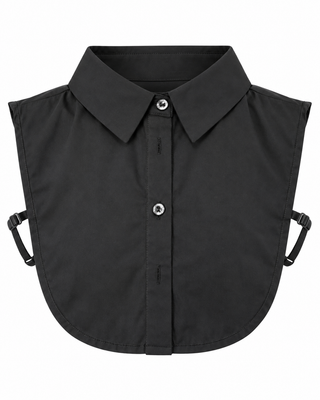 Black collar shirt insert