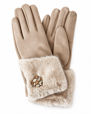 Jewel Glove - Beige