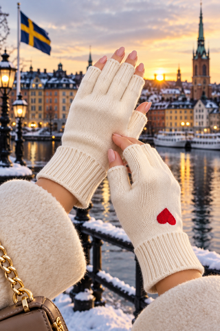 AMI Glove Heart-Cream