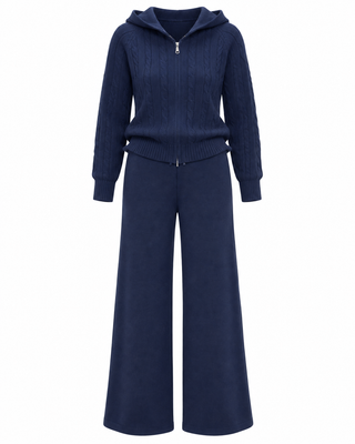 Anna Leisure Set -Navy