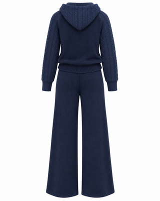 Anna Leisure Set -Navy