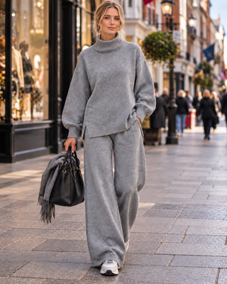 Nina Leisure Set- Grey