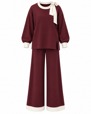 Betty Leisure Set - Burgundy