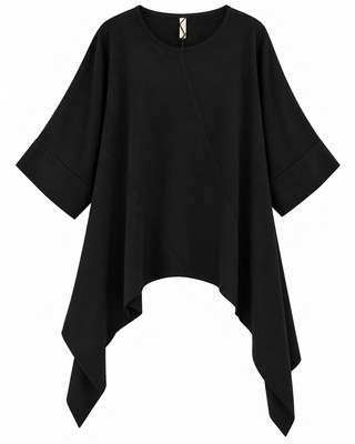 Zynelle Asymmetric Drape Top