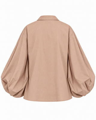 Aviora Balloon Sleeve Shirt - Caramel