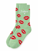 Glamour Kiss Socks -Green